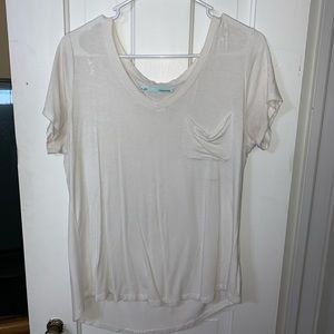 Plain white pocket t shirt